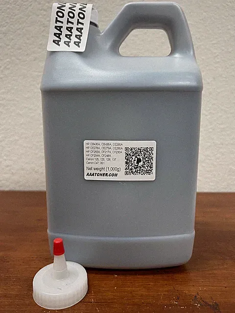 (1,000g) BULK Toner Refill for Canon 047 051, HP CF217A, CF230A, CF248A, CF294A