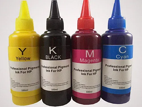 400ML Pigment Refill Ink Universal All HP Printer Refillable Cartridges CISS