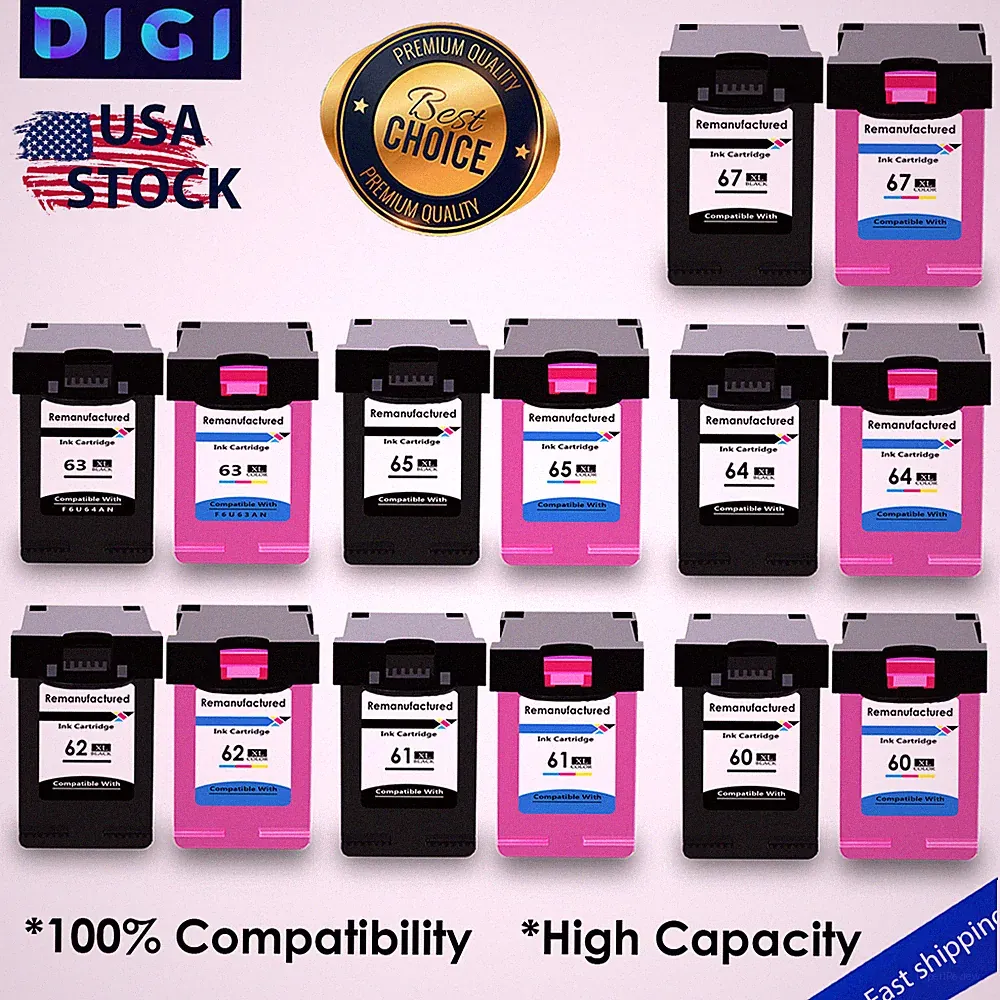 refilled remanufactured printer ink cartridges