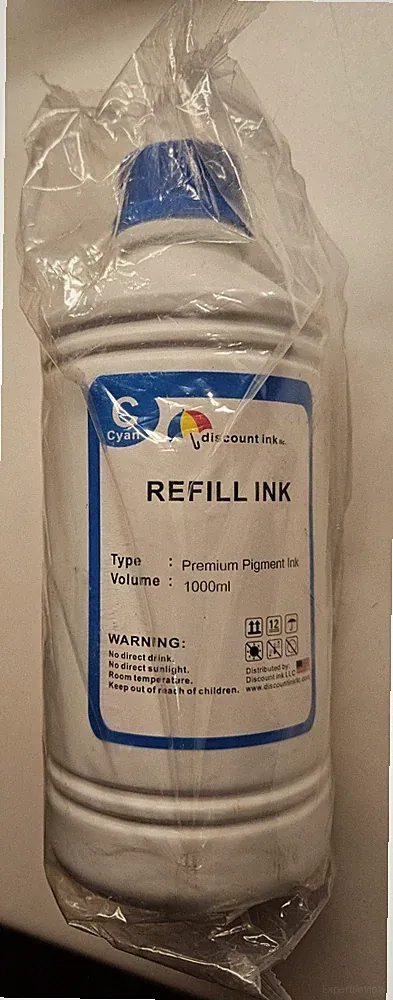 Discount Ink 1000ml Refill Cyan Pigment Ink