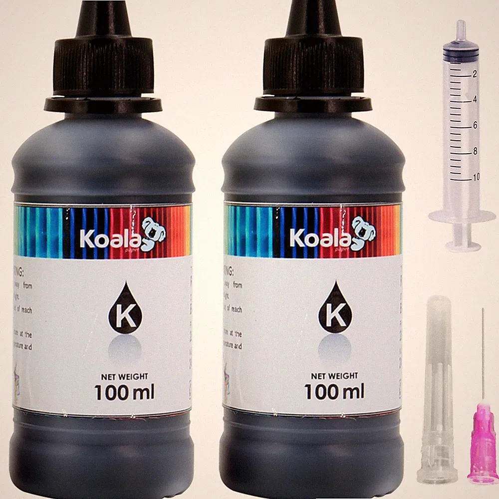 Koala Black Ink Refill Kit HP 60 61 62 63 64 65 67 910 950 951 962 564 Printer