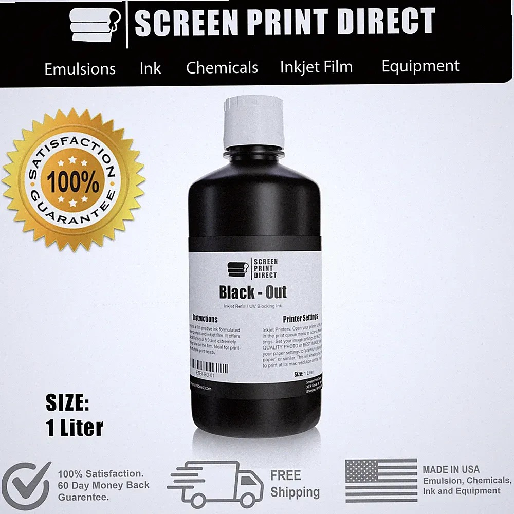 Universal InkJet Ink Refill - UV Blocking for Film Positives 1 Ltr. bottle